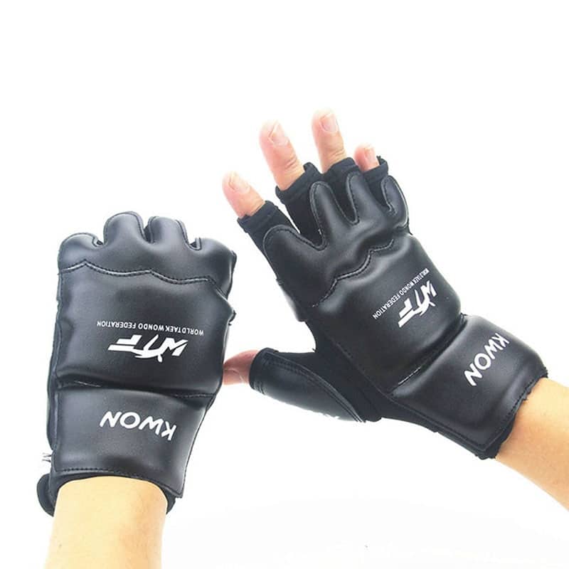Half Finger Gloves for Martial Arts Training - Blue Force Sports