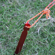 Set Aluminum Tent Pegs 18 cm with Rope - Blue Force Sports