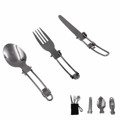 Folding Cooking Utensils for Camping - Blue Force Sports