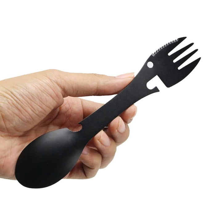 Multifunction Stainless Steel Cutlery for Car Camping - Blue Force Sports