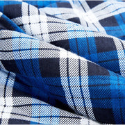 Plaid Detailed Double Sleeping Bag - Blue Force Sports