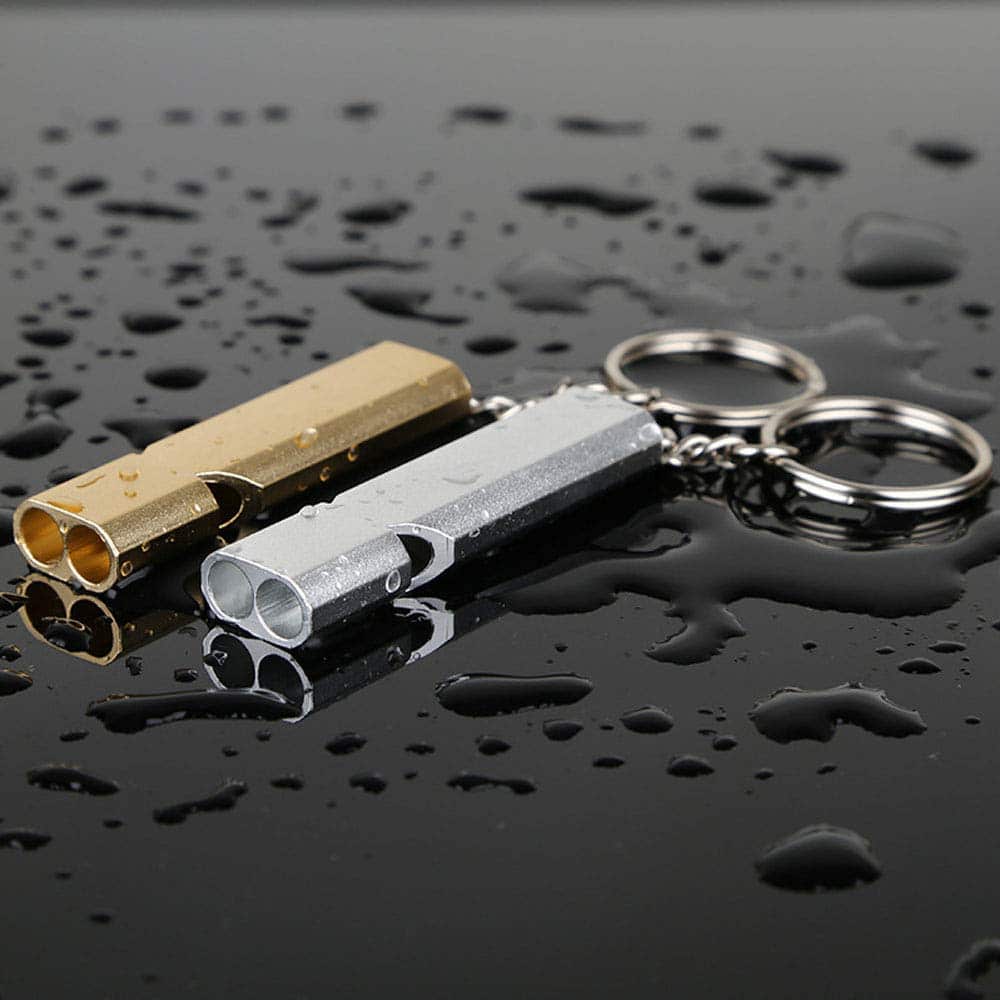Stainless Steel Survival Whistle - Blue Force Sports