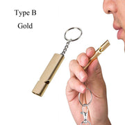 Stainless Steel Survival Whistle - Blue Force Sports