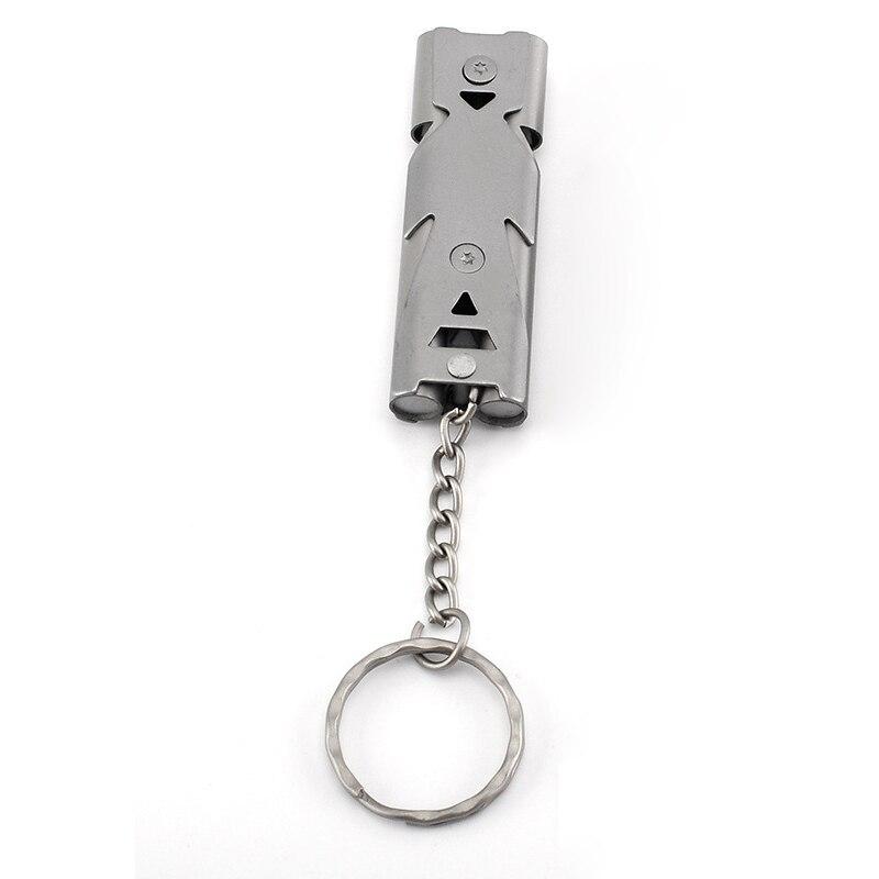 Stainless Steel Survival Whistle - Blue Force Sports