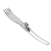 Foldable Ultralight Stainless Steel Cutlery for Car Camping - Blue Force Sports