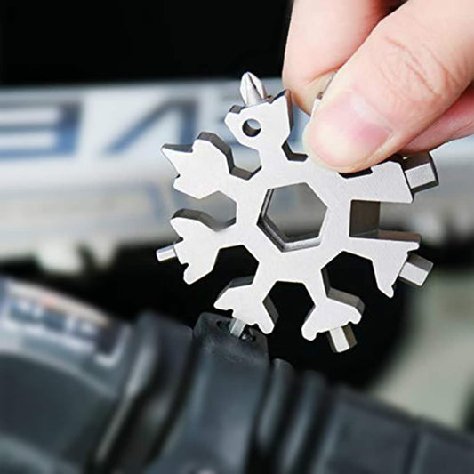Outdoor Multifunctional Snowflake Shaped Wrench - Blue Force Sports