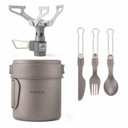 Ultra-Light Camping Cooking Ware Set - Blue Force Sports