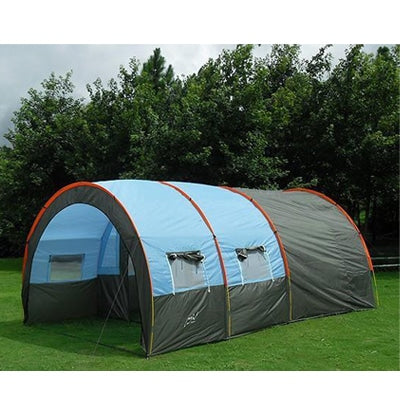 Waterproof Canvas and Fiberglass Tent - Blue Force Sports