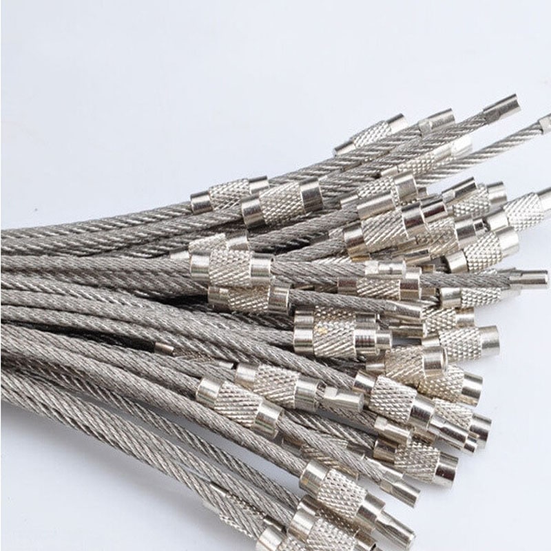 Multipurpose Flexible Durable Steel Wire Ropes Set - Blue Force Sports