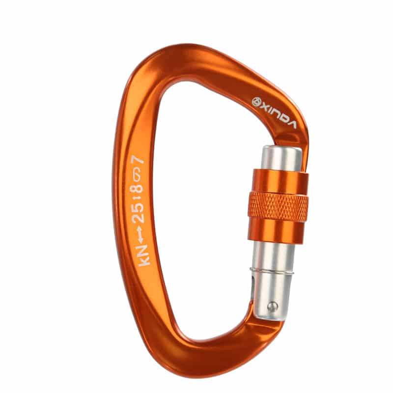 D-Shaped Climbing Carabiner - Blue Force Sports