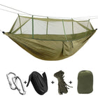 Mosquito Net Added Camping Hammock - Blue Force Sports