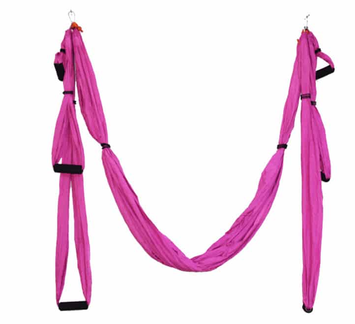 Nylon Anti-gravity Hammock With 6 Handles For Yoga Exercises - Blue Force Sports