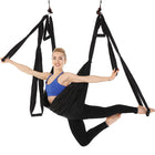 Nylon Anti-gravity Hammock With 6 Handles For Yoga Exercises - Blue Force Sports