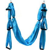 Nylon Anti-gravity Hammock With 6 Handles For Yoga Exercises - Blue Force Sports