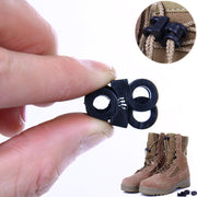 Useful Convenient Antiskid Plastic Shoe Lace Buckles Set - Blue Force Sports