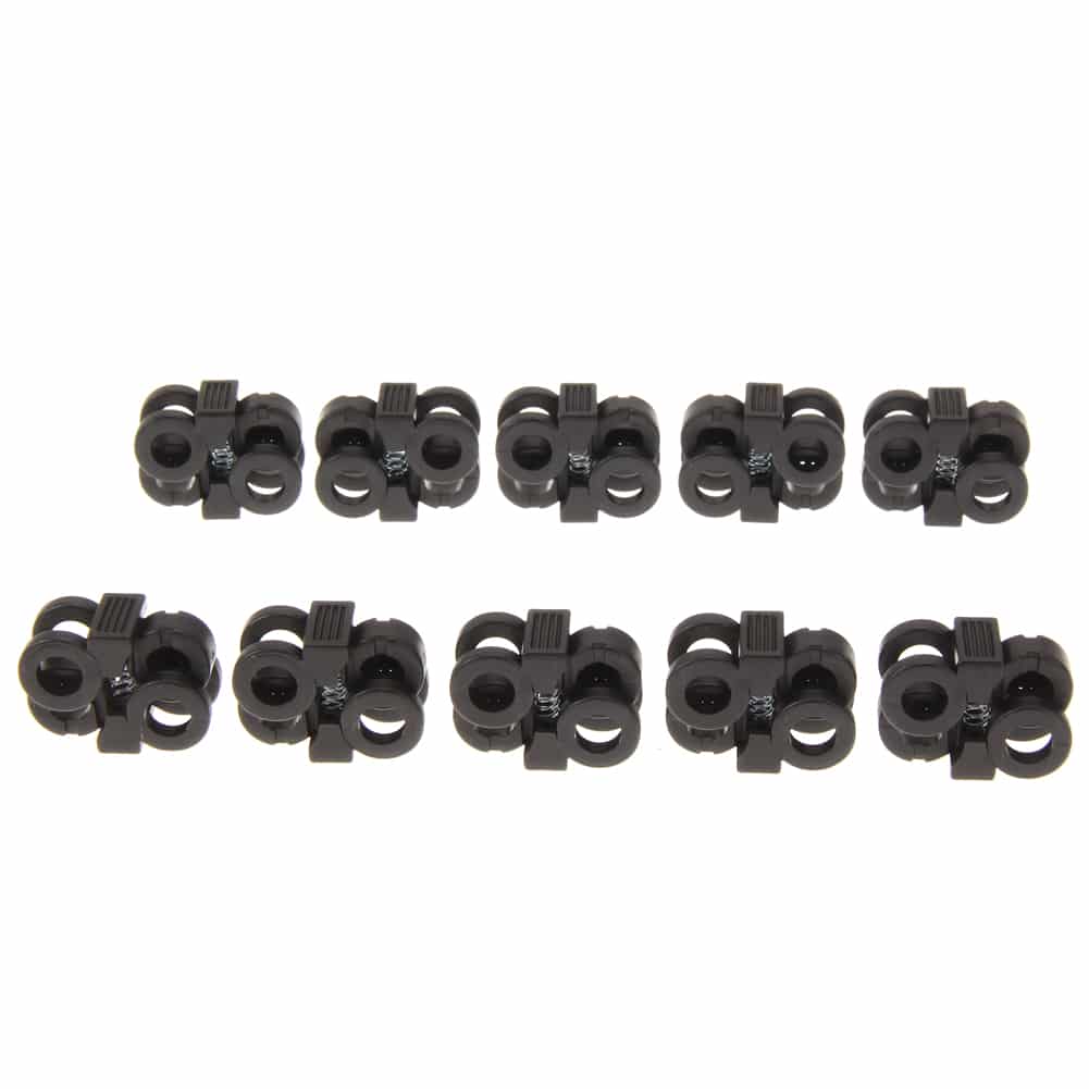 Useful Convenient Antiskid Plastic Shoe Lace Buckles Set - Blue Force Sports