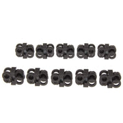 Useful Convenient Antiskid Plastic Shoe Lace Buckles Set - Blue Force Sports