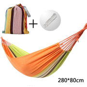 Double Wide Thick Canvas Hammock - Blue Force Sports