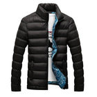 Men's Quilted Style Winter Windbreaker - Blue Force Sports