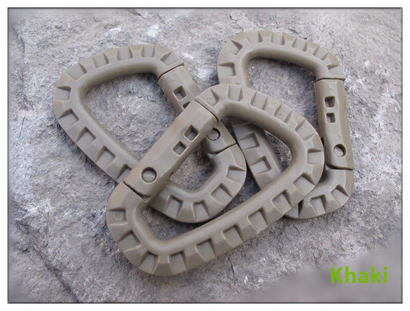 Outdoor High Quality Multifunctional Durable Hard Plastic Carabiners Set - Blue Force Sports