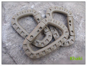 Outdoor High Quality Multifunctional Durable Hard Plastic Carabiners Set - Blue Force Sports