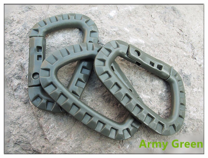 Outdoor High Quality Multifunctional Durable Hard Plastic Carabiners Set - Blue Force Sports