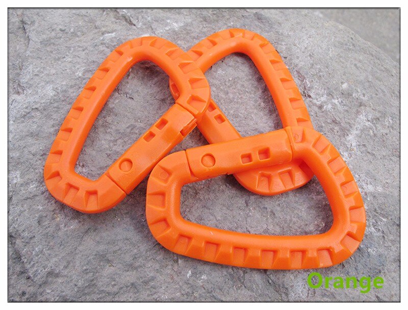 Outdoor High Quality Multifunctional Durable Hard Plastic Carabiners Set - Blue Force Sports