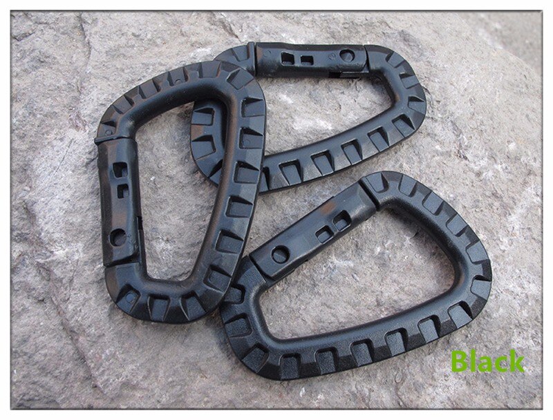 Outdoor High Quality Multifunctional Durable Hard Plastic Carabiners Set - Blue Force Sports