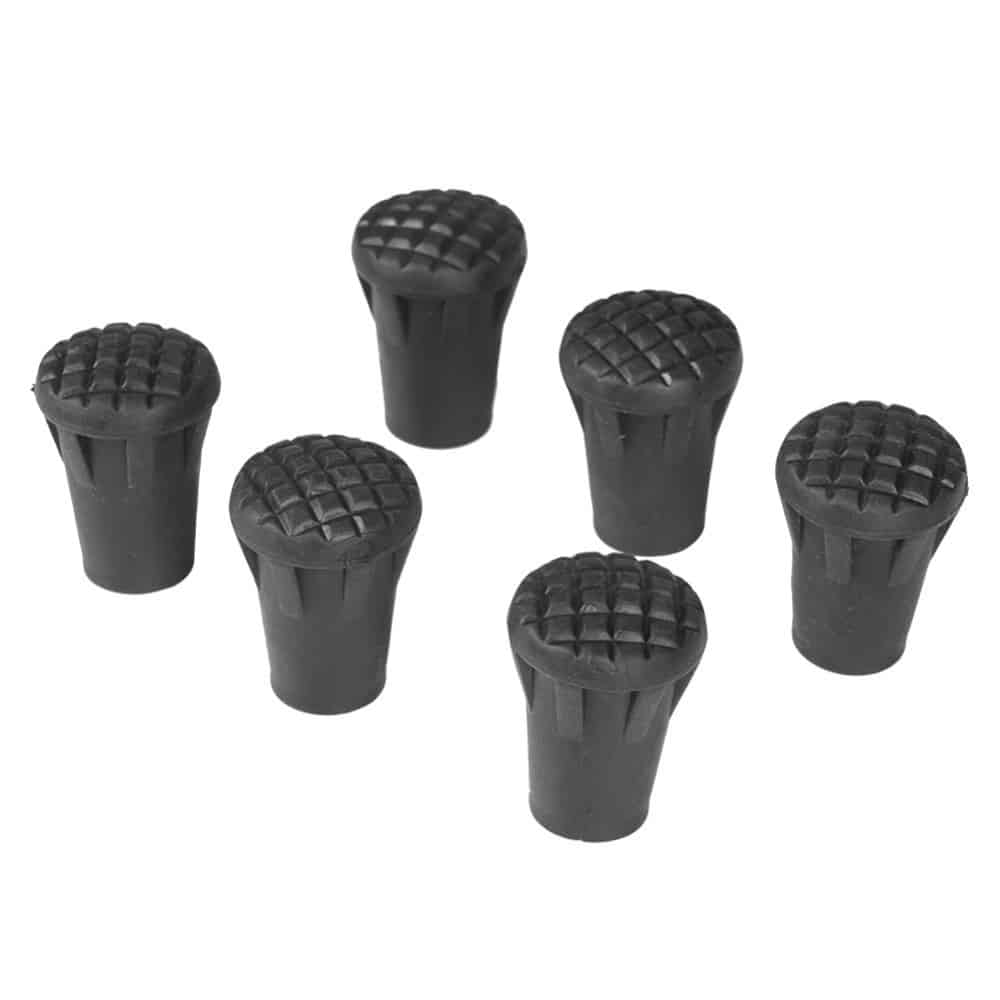 Anti Slip Trekking Pole Tips 6 pcs Set - Blue Force Sports