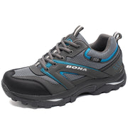 Men's Outdoor Lace Up Hiking Shoes - Blue Force Sports