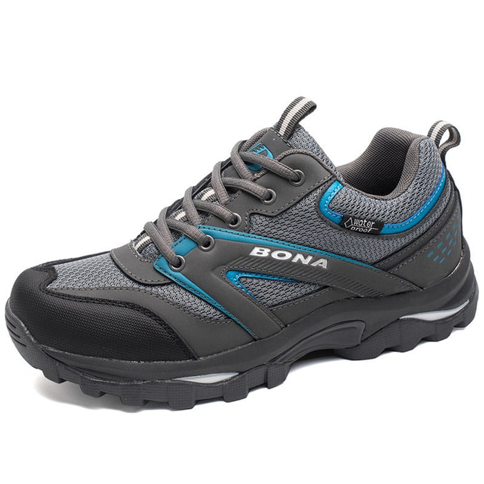 Men's Outdoor Lace Up Hiking Shoes - Blue Force Sports
