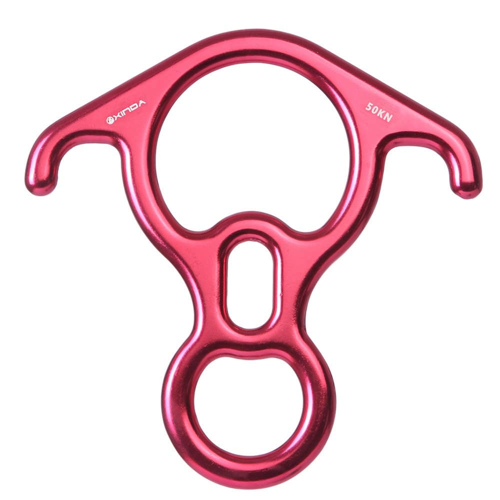 Outdoor Aluminum Climbing Descender 50 kn - Blue Force Sports