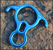Outdoor Aluminum Climbing Descender 50 kn - Blue Force Sports
