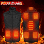 Unisex Heating Sleeveless Jacket - Blue Force Sports