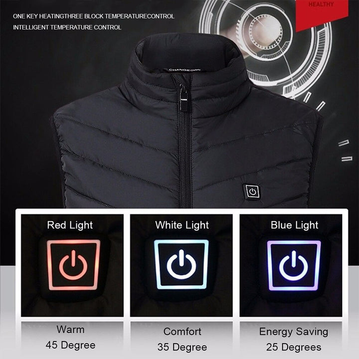 Unisex Heating Sleeveless Jacket - Blue Force Sports