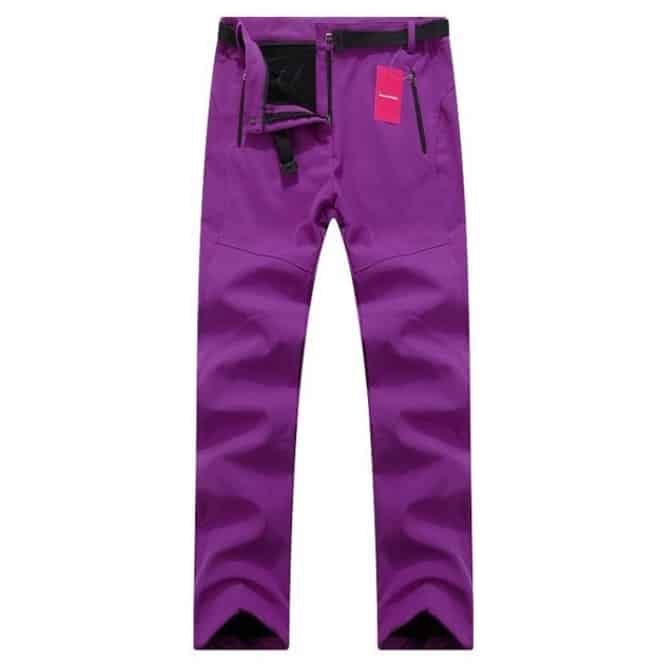 Women's Softshell Fleece Pants - Blue Force Sports