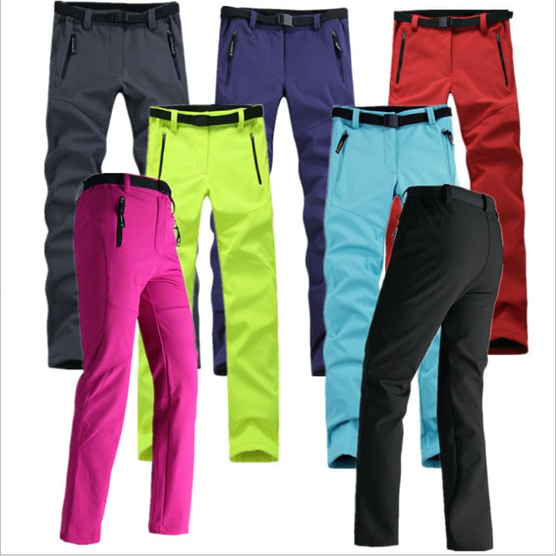 Women's Softshell Fleece Pants - Blue Force Sports