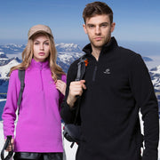 Unisex Outdoor Windproof Plus Size Fleece Jacket - Blue Force Sports