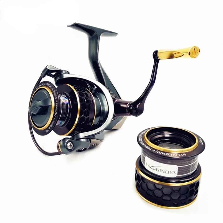 5.2:1 Metal Fishing Reel with Spare Spool