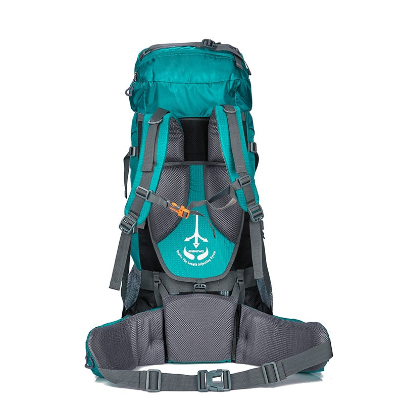 Outdoor Hiking Nylon Backpacks 80 L - Blue Force Sports