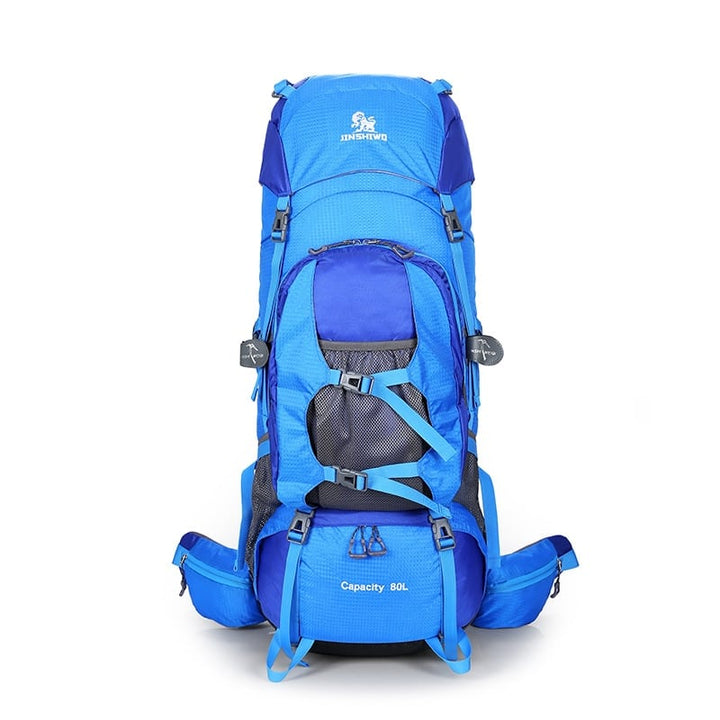 Outdoor Hiking Nylon Backpacks 80 L - Blue Force Sports