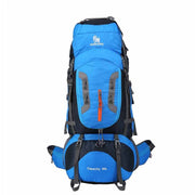 Outdoor Hiking Nylon Backpacks 80 L - Blue Force Sports