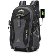 Waterproof Camping Backpack with USB Port - Blue Force Sports