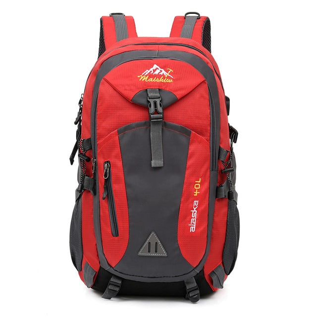 Waterproof Camping Backpack with USB Port - Blue Force Sports