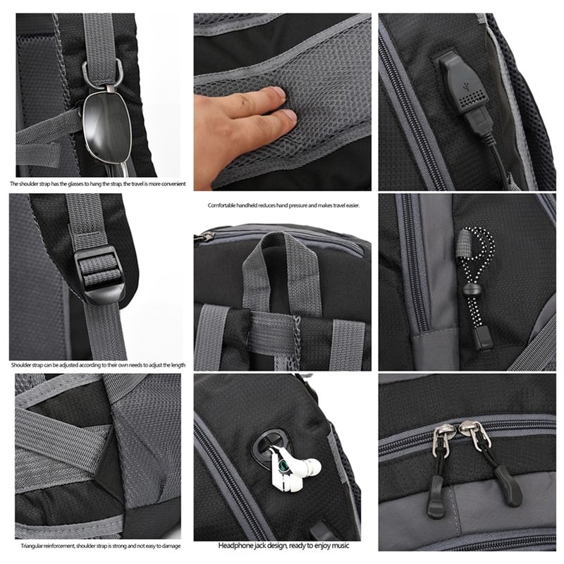 40L Waterproof Men's Backpack - Blue Force Sports