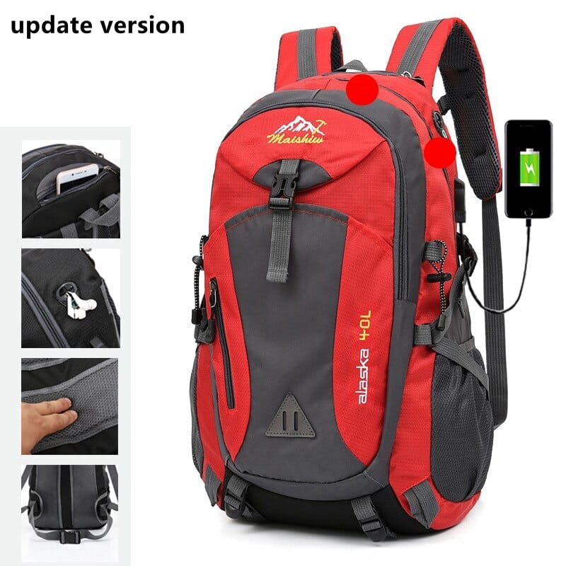 40L Waterproof Men's Backpack - Blue Force Sports