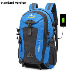 40L Waterproof Men's Backpack - Blue Force Sports
