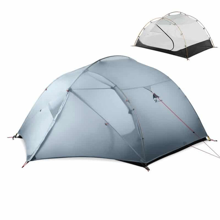 15D Camping Waterproof Tent for Three People - Blue Force Sports