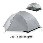 15D Camping Waterproof Tent for Three People - Blue Force Sports