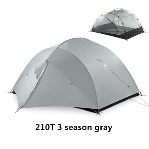 15D Camping Waterproof Tent for Three People - Blue Force Sports